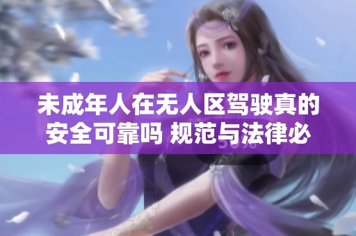 未成年人在无人区驾驶真的安全可靠吗 规范与法律必看