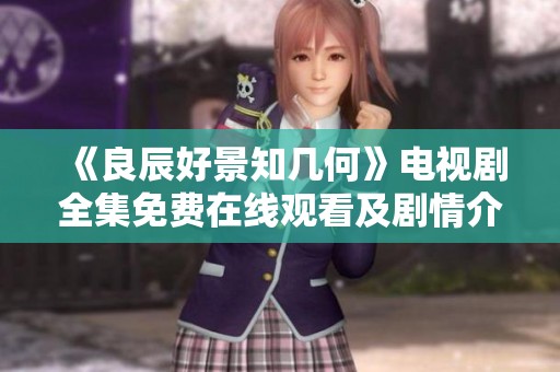 《良辰好景知几何》电视剧全集免费在线观看及剧情介绍