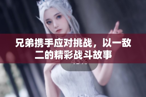 兄弟携手应对挑战，以一敌二的精彩战斗故事