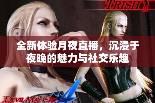 全新体验月夜直播，沉浸于夜晚的魅力与社交乐趣