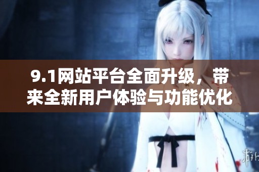 9.1网站平台全面升级，带来全新用户体验与功能优化