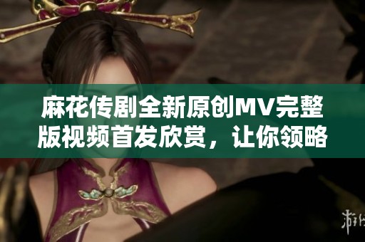 麻花传剧全新原创MV完整版视频首发欣赏，让你领略不一样的精彩演出
