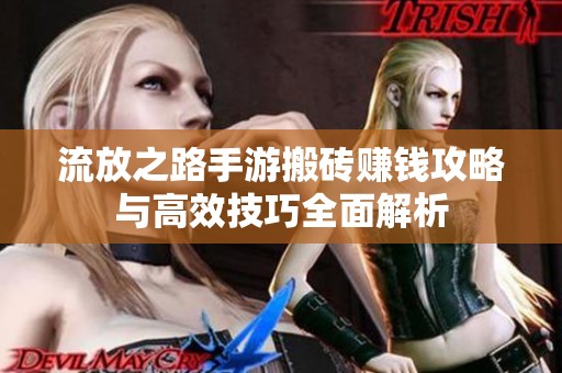 流放之路手游搬砖赚钱攻略与高效技巧全面解析