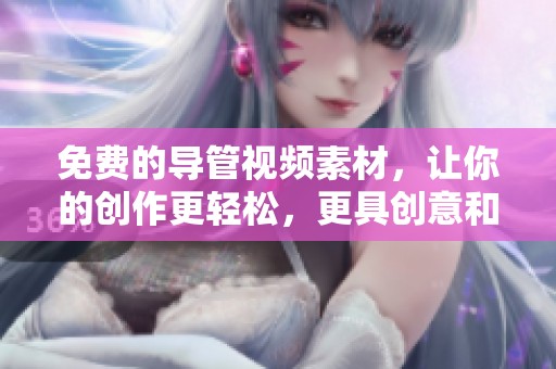 免费的导管视频素材，让你的创作更轻松，更具创意和专业感