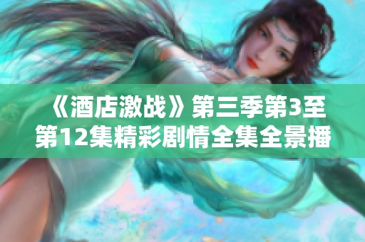 《酒店激战》第三季第3至第12集精彩剧情全集全景播出攻略