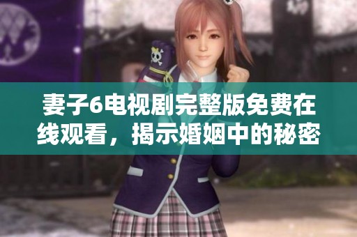 妻子6电视剧完整版免费在线观看，揭示婚姻中的秘密与挑战