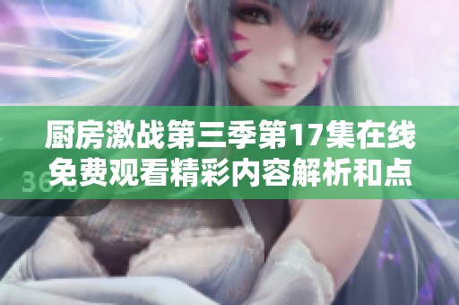 厨房激战第三季第17集在线免费观看精彩内容解析和点评