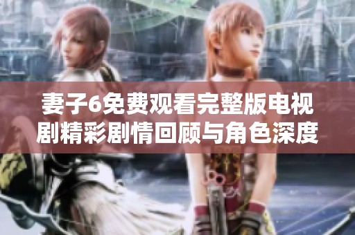 妻子6免费观看完整版电视剧精彩剧情回顾与角色深度分析