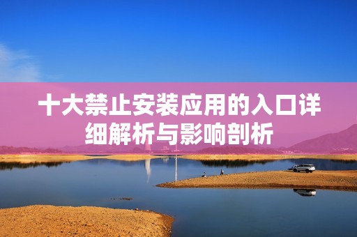 十大禁止安装应用的入口详细解析与影响剖析
